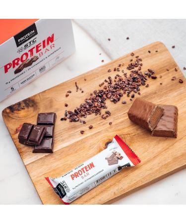 STC NUTRITION - Protein Bar - Protein bar enriched with vitamins & minerals - Maintenance of muscle mass - 14g of protein per bar - Box of 5 bars - Buy Online on GoSupps.com