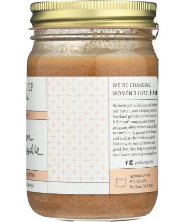 GROUND UP PDX Almond Cashew Cinnamon Snickerdoodle Nut Butter 12 OZ - Buy Online on GoSupps.com