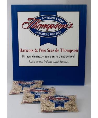 Thompson's White Pea Beans 12 unit Case 907 g (Pack of 12) - Buy Online on GoSupps.com