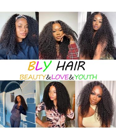 20 Inch BLY Lace Front Afro Curly Wig - 150% Density Human Hair for Black Women - Buy Online on GoSupps.com