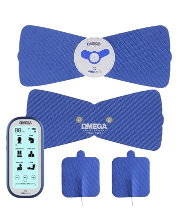 Omega Wireless TENS Unit Muscle Stimulator with Large Touchscreen Remote, 2 Back Pain Relief Tensunit Pads, Muscle Stimulator Machine with 6 Modes, USB Charger Elite with Touchscreen Remote - Buy Online on GoSupps.com