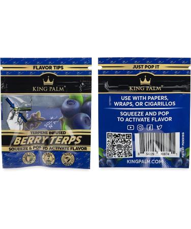 King Palm Flavors Filter Tips 3pk - Mixed Bundle | Flavored Pre Rolled Corn Husk Tips | Organic Rolling Paper Filters | Terpene Infused | 1 Pack - Buy Online on GoSupps.com