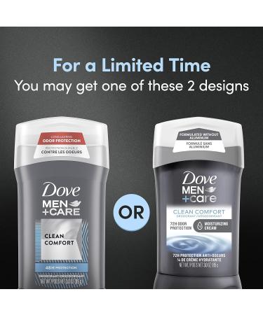 DOVE MEN + CARE Deodorant Stick Moisturizing Deodorant For 72-Hour Protection Clean Comfort Deodorant & Elements Body Wash Charcoal + Clay Effectively Washes Away Bacteria - Buy Online on GoSupps.com