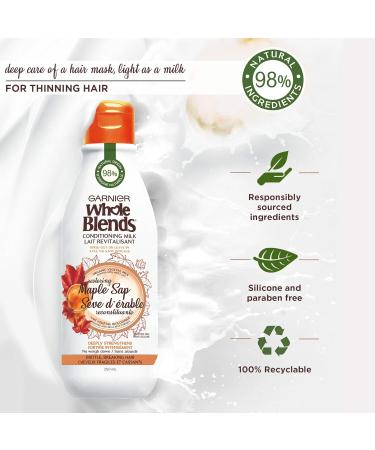 Garnier Whole Blends Conditioning Milk Restoring Maple 250 Milliliters - Buy Online on GoSupps.com