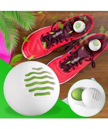 Shoe-desodoring balls sneaker shoe deo balls 6 pieces for sneakers locker gym bag at home office and cars fresh air natural fruity aroma