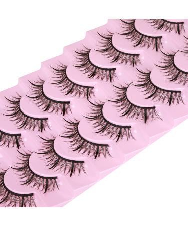 ALPHONSE Manga Lashes Fairy Clusters - 3D Wispy Natural False Eyelashes - 9 Pairs Pack - Buy Online on GoSupps.com