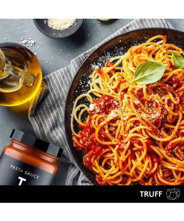 TRUFF Pasta Sauce Bundle - Black Truffle Pomodoro and Arrabbiata - Non-GMO Vegan Tomato Sauces for Pasta, Pizza, and More - 2 Pack 1.06 lb - Regular and Spicy Flavorful Pair - Buy Online on GoSupps.com