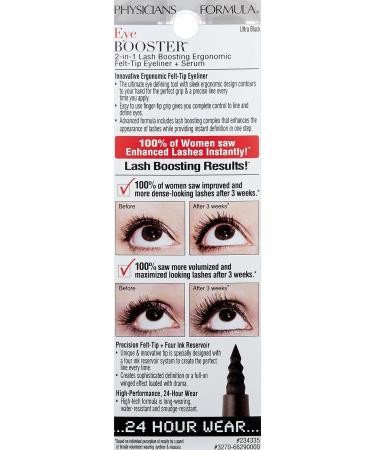 Physicians Formula Eye Booster 2-in-1 Lash Boosting Eyeliner Serum - Ultra Black, 0.016 oz - Buy Online on GoSupps.com