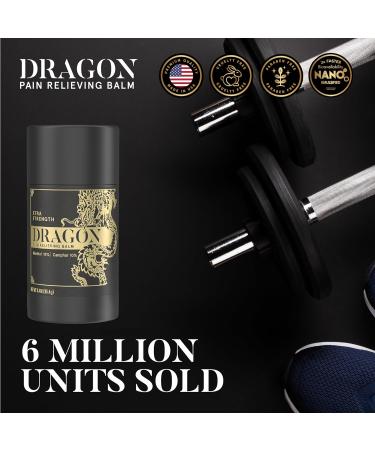 Dragon Pain Relief Balm 3.4oz | Extra Strength Muscle & Joint Relief for Back Elbows Feet & More | Fast International Shipping - Buy Online on GoSupps.com