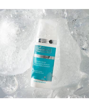 Bielenda Supremelab Hyalu Minerals Hydro-Cream - Lightweight Hyaluronic Acid Moisturizer 50ml - Best for Hydration & Skin Glow - Ships Worldwide - Buy Online on GoSupps.com