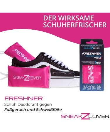 Freshner Schuhdeo - Odor Eliminator for Work Sports & Sneakers | Pink Fragrance | Fight Foot Odor & Keep Shoes Fresh - Buy Online on GoSupps.com