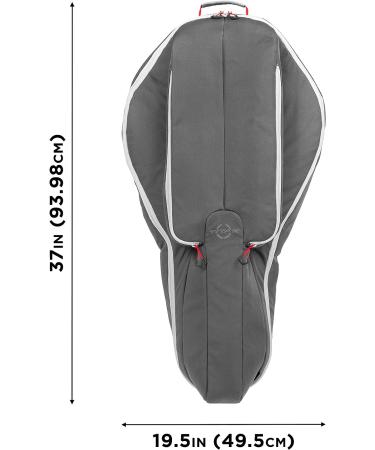 Allen Company Titan Krait Crossbow Case - Soft-Shell for Scoped Narrow Limb Crossbows - 37x19.5x10.75 - Gray/Red - Buy Online on GoSupps.com