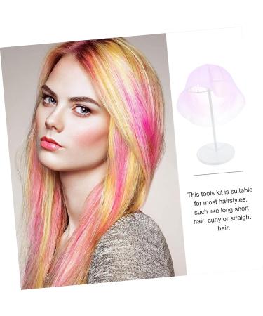 Beavorty 2 Sets Hair Color Highlighter Cap Coloring Caps for Hair Dye Salon Hair Coloring Dye Cap Hair Staining Hat Hair Bleaching Cap Hair Coloring Hat Hair Color Kit Stainless Steel - Buy Online on GoSupps.com