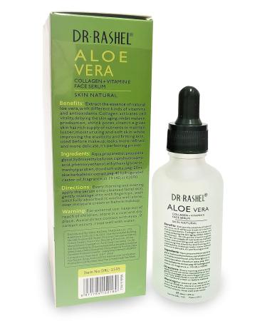 Dr Rashel Aloe Vera Collagen Face Serum with Vitamin E | Anti-Wrinkle & Hydrating Moisture - 1.69 oz - Buy Online on GoSupps.com