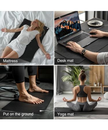 AsmrCap Earthing Mat for Sleeping 68 x 198 cm | Enhance Sleep Quality & Wellness | International Shipping Available - Buy Online on GoSupps.com