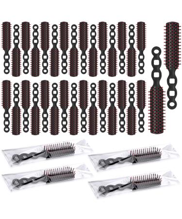 36 Pcs Hair Brushes in Bulk for Homeless  Hair Brush Bulk Nylon Bristles Brush Vent Hair Brush for Curly Wavy Hair Blow Drying Styling Detangling Suitable for Shelter  Hotel (Black)