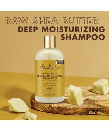 Shea Moisture Raw Shea Butter Shampoo and Conditioner Set - Deep Moisturizing with Sea Kelp & Argan Oil - Sulfate & Silicone Free - 13 Fl Oz Family Size (Pack of 2) - Buy Online on GoSupps.com