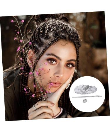 Lurrose 6 Pcs Three Piece Turban Cap Set - Silk Headscarf, Braid Bonnet, Satin Sleep Cap for Women - Silver Hood - Hair Cover & Sleep Bonnet Kit - Buy Online on GoSupps.com
