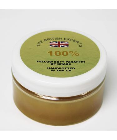 British Experts Yellow Soft Paraffin | Petroleum Jelly BP Grade 100ml - Ideal for Dry Skin, Chapped Lips & Lubrication - Buy Online on GoSupps.com