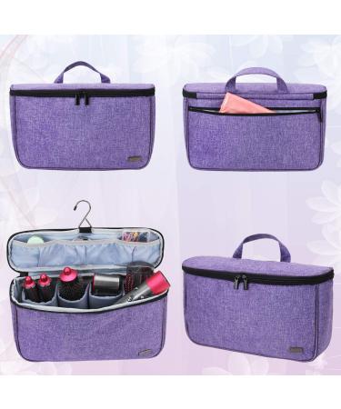 Teamoy Purple Travel Storage Bag for Dyson Airwrap Styler - Portable Organizer for Styler and Attachments | Style 2 - Buy Online on GoSupps.com