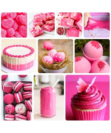 Premium Sugar-Free Pink Food Coloring - 160ml Liquid Concentrate for Cakes Baking Cookies Macarons & DIY Projects - Ideal for Easter Eggs & Drinks - Buy Online on GoSupps.com