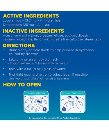 Imodium Multi-Symptom Relief Caplets - 18 ct Anti-Diarrheal Meds with Loperamide Hydrochloride and Simethicone for Diarrhea, Gas, Bloating, Cramps - Buy Online on GoSupps.com