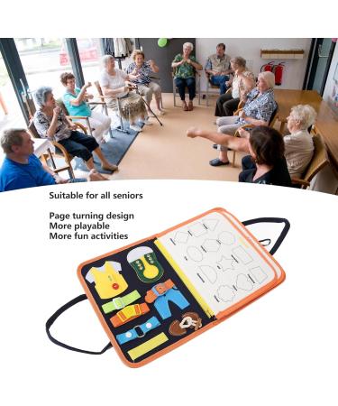Alzheimer Sensory Blanket Multi Function Dementia Activities for Anxiety Relief Skill Learning - Buy Online on GoSupps.com