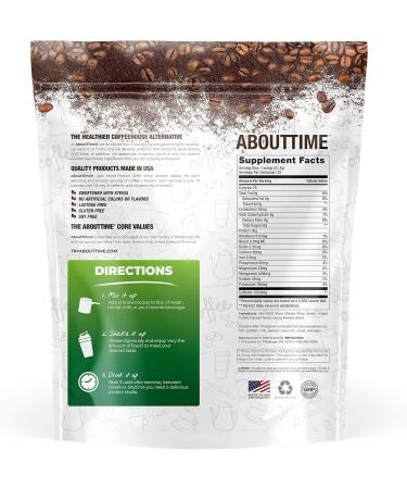Buy About Time Coffee + Whey Protein - Non-GMO All Natural Lactose/Gluten Free 16g Protein - 1.03lb Mochaccino Jar for International Shipping - Buy Online on GoSupps.com