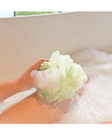 3 Pack 75g Bath Sponge Shower Loofahs for Men and Women - Blue, Pink, Green - Buy Online on GoSupps.com
