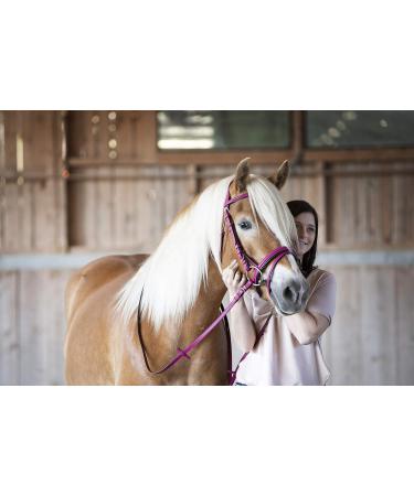 Indira Bridle Pro for Cob & Small Horses - Premium Pink 01 | International Shipping Available - Buy Online on GoSupps.com