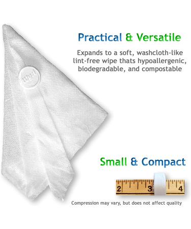 WYSI Multi-Purpose Expandable Wipes 100 Tablets with Travel Tube - Just Add Water - Buy Online on GoSupps.com
