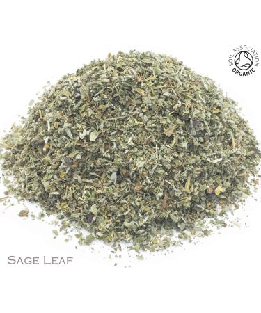 Organic Sage Leaf Pure Herbal Infusion (25 Unbleached Tea Bags - 50g) - Buy Online on GoSupps.com