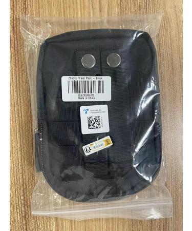 ZhaoCo Tactical Waist Bags | Nylon Military MOLLE EDC Cell Phone Pouch for Camping Hiking & Travel - Black - Buy Online on GoSupps.com