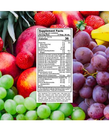 Buried Treasure High Potency Liquid Vitamins - Full Spectrum Daily Nutrients 16 oz - Buy Online on GoSupps.com