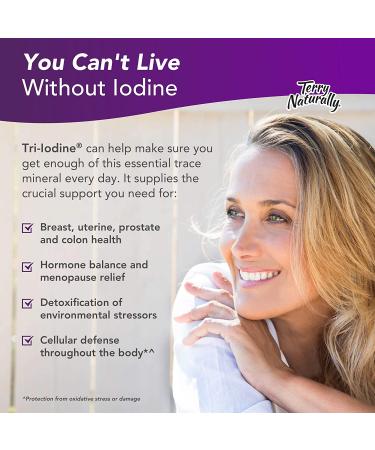 Terry Naturally Tri-Iodine 6.25 mg - 90 Capsules | Supports Thyroid Health - Buy Online on GoSupps.com