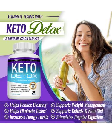 Toplux Keto Detox Pills Advanced Cleansing Extract 1532 Mg Natural Acai Colon Cleanser Formula Flush Toxins & Excess Waste for Men Women 60 Capsules Supplement 60 Count (Pack of 2) - Buy Online on GoSupps.com