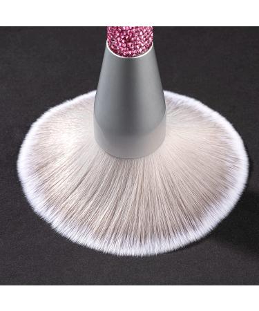 TEXAMO Large Powder Makeup Brush - Vegan Face Brush for Full Face Coverage - Ideal for Bronzer, Contouring, and Loose Powders - Pink - Buy Online on GoSupps.com