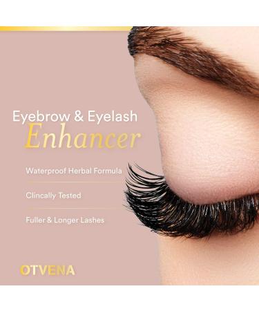 Buy Eyelash & Eyebrow Serum (3mL) - Clinically Tested Lash Growth Serum for Longer Thicker Fuller Lashes & Brows - Waterproof Herbal Formula - Buy Online on GoSupps.com