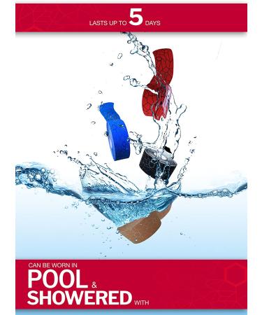 TheraBand Waterproof Kinesiology Tape | Black & White Physio Tape for Pain Relief - Buy Online on GoSupps.com