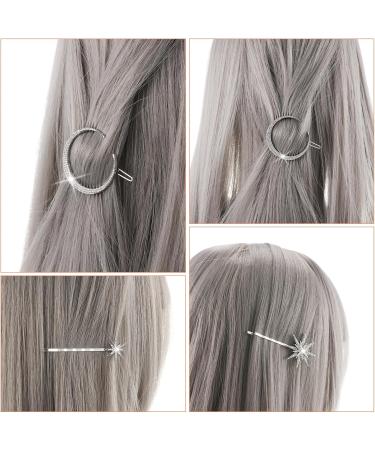 Beaupretty 2 Sets Hair Clip Set Star Barrettes Star Hairpins Rhinestone Star Hair Pins Rhinestone Barrette Hair Clips Bride Hair Clip Delicate Headdress Alloy Crystal Automatic Buckle Miss - Buy Online on GoSupps.com