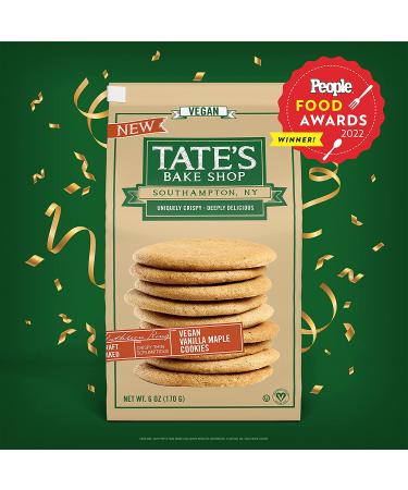 Tate's Bake Shop Vegan Cookie Variety Pack - 6 oz Bags (Vegan Chocolate Chip & Vanilla Maple Cookies) - Buy Online on GoSupps.com