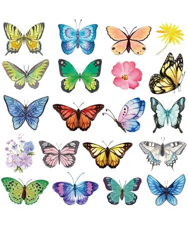Tazimi 110 Styles Butterfly Temporary Tattoos for Kids Women Glitter Butterfly Tattoos For Party Favors Gifts Decoration