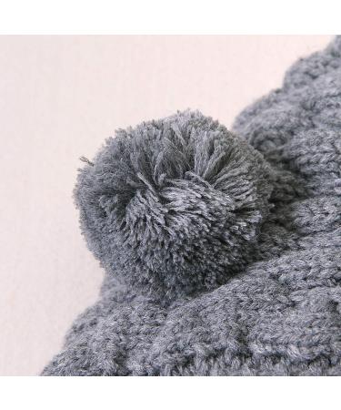 Haokaini Newborn Baby Ear Hooded Knitted Winter Romper Snowsuit 3-6 Months - Grey - Buy Online on GoSupps.com