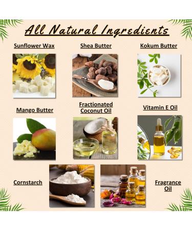 Lotion Bar | Vegan | Moisturizing Bar | Body Balm | Waterless | Solid | Natural Ingredients | Eco Friendly | Plastic Free (Santal & Coconut) Santal & Coconut 3 Ounce (Pack of 1) - Buy Online on GoSupps.com