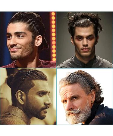 Shop Tafaftl 8-Piece Metal Hair Band Set - Unisex Non-Slip Wave Black Hair Ties for Sports & Yoga - Buy Online on GoSupps.com