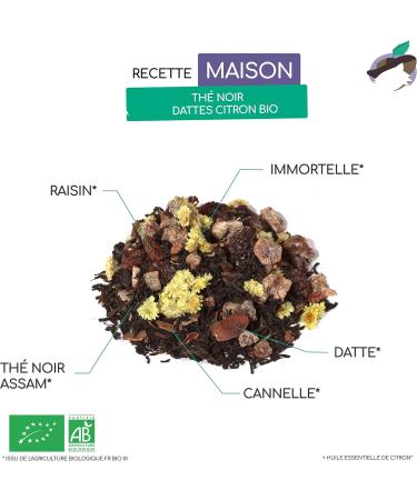  Chabioth Organic Lemon Date Black Tea 200g - Buy Online on GoSupps.com