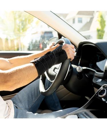 Quick-Strap Wrist & Thumb Spica Splint for De Quervain's Tenosynovitis Tendonitis & Arthritis - L/XL Left Hand Support Cast - Buy Online on GoSupps.com