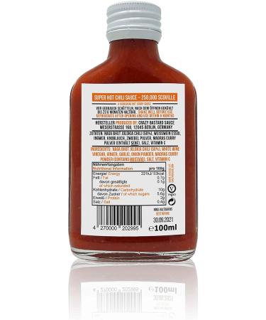 Crazy Bastard Sauce - Superhot Naga 100ml - Buy Online on GoSupps.com