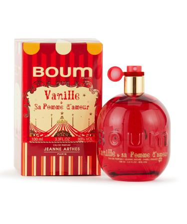 JEANNE ARTHES - Boum Vanille et sa pomme d'Amour Eau de Parfum - Spray perfume for women - Floral Fruity Scent - Notes of Orange Candy Apple - Made in France- Long Lasting - 3.38 Fl.oz - Buy Online on GoSupps.com