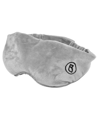 BARMY Weighted Sleep Mask for Women and Men (0.8lb/13oz, 3 Colors) Weighted Eye Mask for Sleeping, Eye Cover Blocks Light Helps Relaxation and Night Sleep, Comfortable Blackout Sleeping Mask, Gray